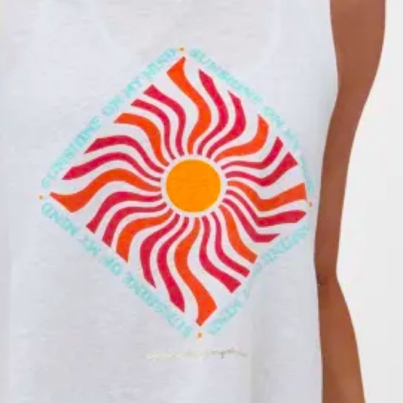 NEW Spiritual Gangster - Sunshine On My Mind - Crop Tank - Picture 2 of 2